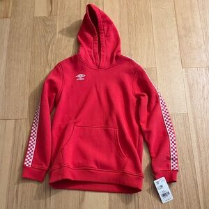 Umbro Premier Red Kid’s Hoodie Kids L 14-16 NWT